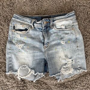 Judy Blue Shorts Paint Platter